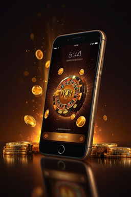 Smartphone mit Riverspin Casino App